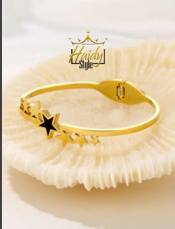 Stars Bangle Stainless steel Golden Color
